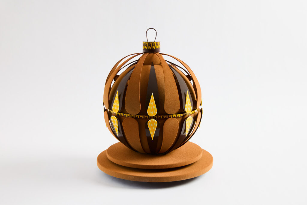 Schoko Weihnachtskugel Kuchen