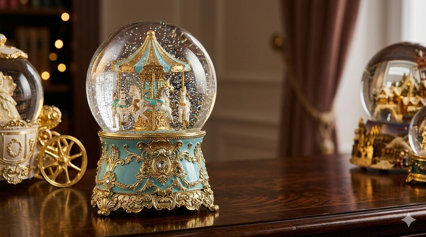 Weihnachtliche Schneekugeln – Dekoration und Geschenkidee zur Weihnachtszeit