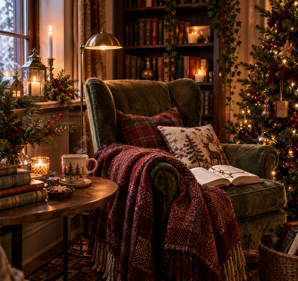 Bookish Christmas Leseecke